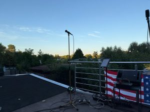 Was für ein Ausblick in Altlussheim!